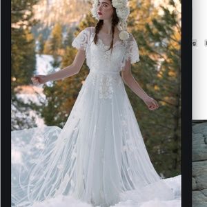 RESERVED - Willowby by Watters Heartleaf Gown